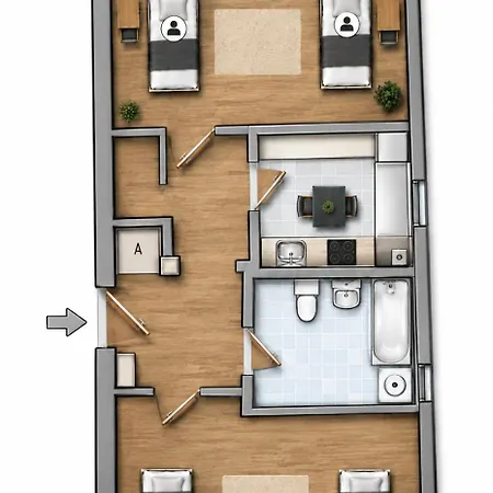 Apartment Aikey 14 *